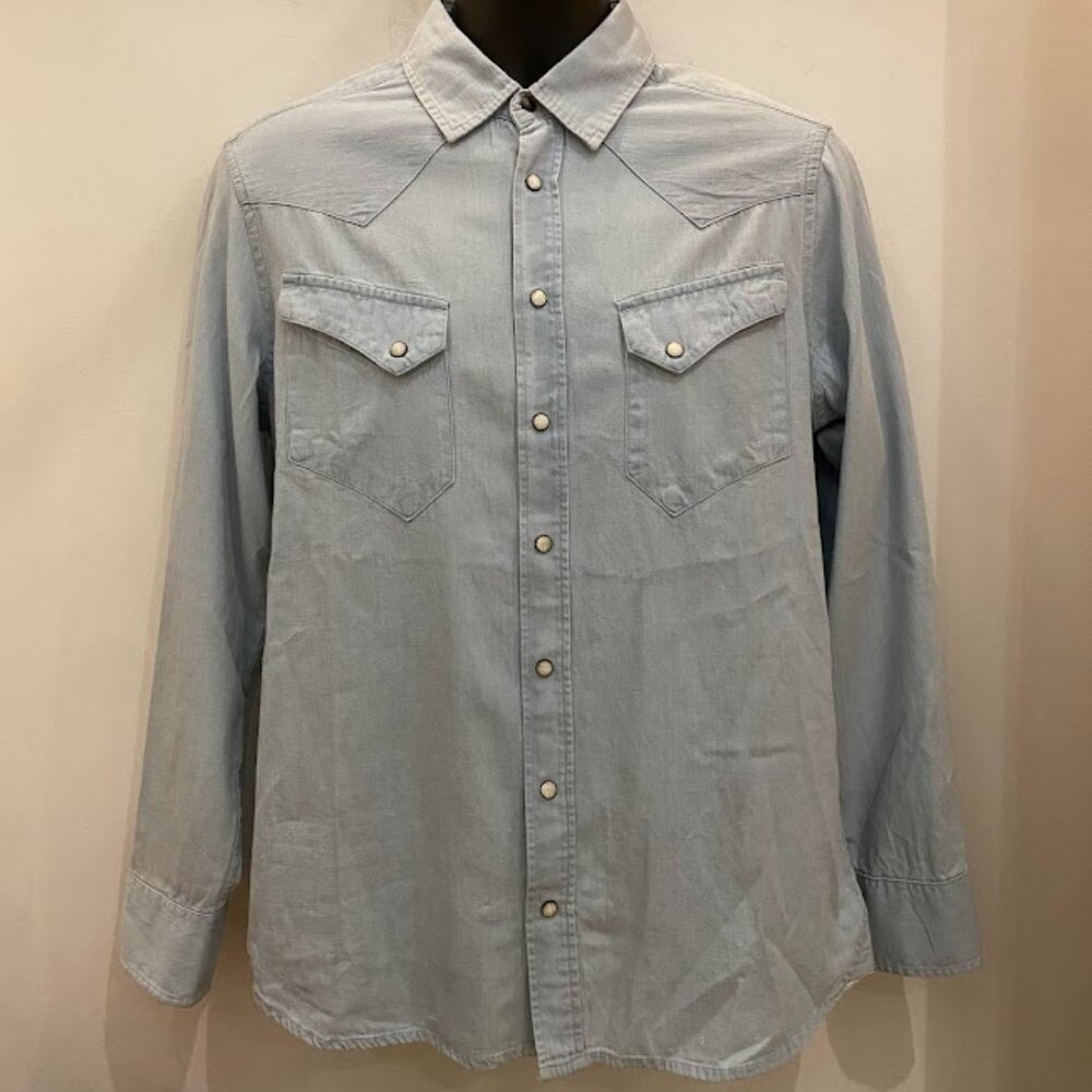 Taylor Stitch Western Shirt | Washed Denim | Size S, M | NWT